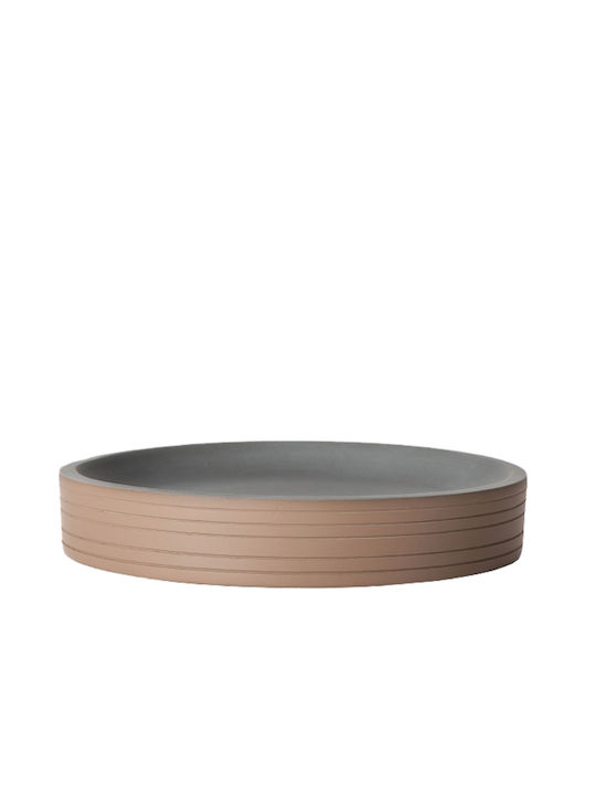 Sorema Ceramic Soap Dish Countertop Beige