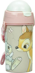 Gim Bambi Plastic Kids Water Bottle with Straw ...