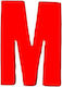Sign with Text in Orange Color 10cm 6308000000433