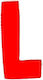 Sign with Text in Orange Color 15cm 6308000000486