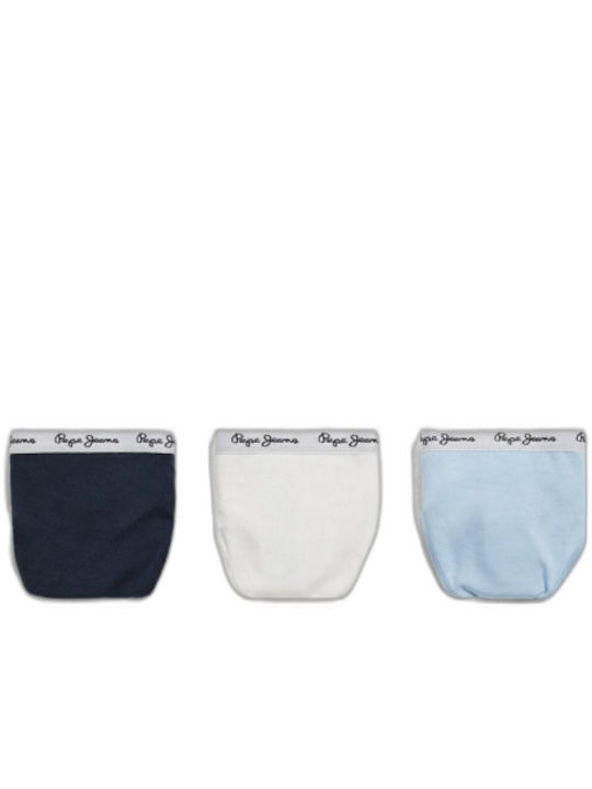 Pepe Jeans Women's String 3Pack Blue