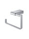Bemeta Wall-mounted Paper Holder Metallic Silver