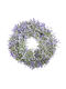 Wreath of Artificial Plants Purple 33cm Lukia