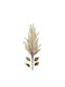 Τεχνητό Διακοσμητικό Κλαδί Pampas grass Μπεζ 13cm Interni Oggi