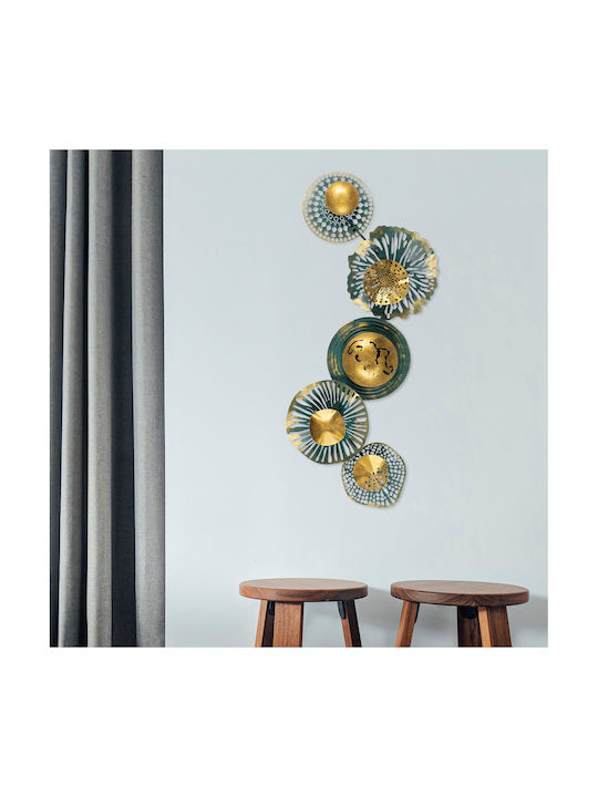 Metallic Wall Hanging Decor 100x50cm