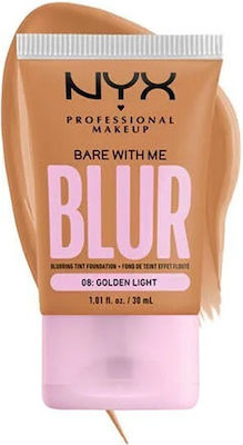 Nyx Professional Makeup Bare With Me Blur Machiaj lichid 08 Golden Light 30ml