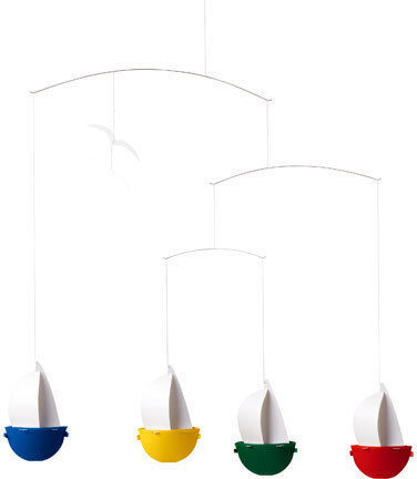 Flensted Mobiles Kids Wall Decor Room Mobile Animals 35x40cm
