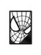 Walls 3D Декоративен Силует Spiderman От Дърво 40x40см
