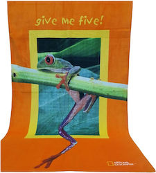 National Geographic Strandtuch Baumwolle Orange Frosch National Geographic Strandtuch Baumwolle Orange Frosch