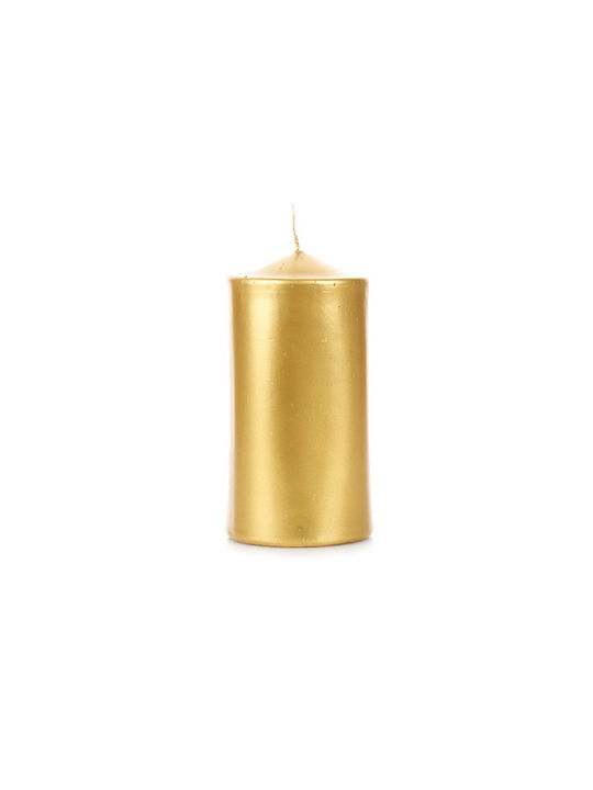 Scented Candle Gold 15cm 1pcs