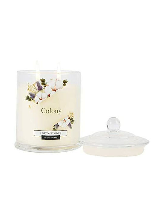 Scented Candle Jar Beige 685gr 1pcs