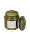 Scented Candle Jar Green 1pcs