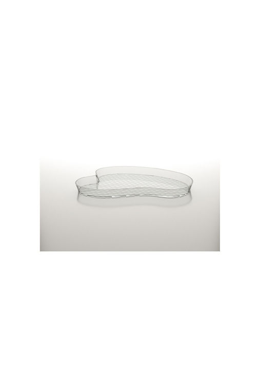 IVV Glass Decorative Tray 36.5x21.5cm