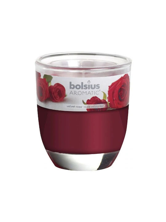 Bolsius Scented Candle Jar Red 7x8cm 1pcs