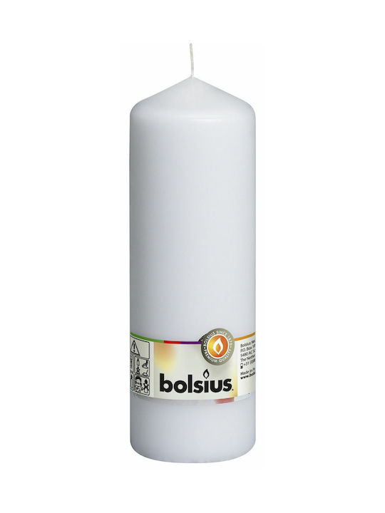 Bolsius Decorative Candle White 1pcs