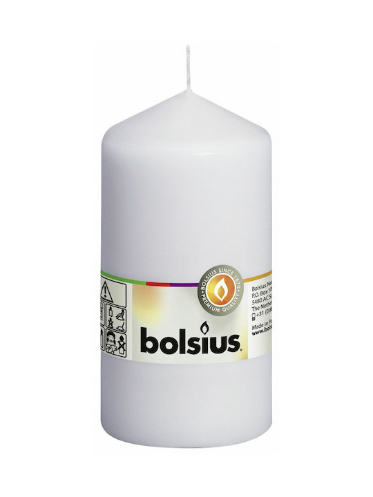 Bolsius Decorative Candle White 1pcs