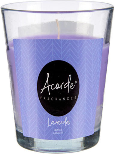 Arte Regal Aromatisches Kerze in Gefäß mit Lavendel Parfüm 9x8cm