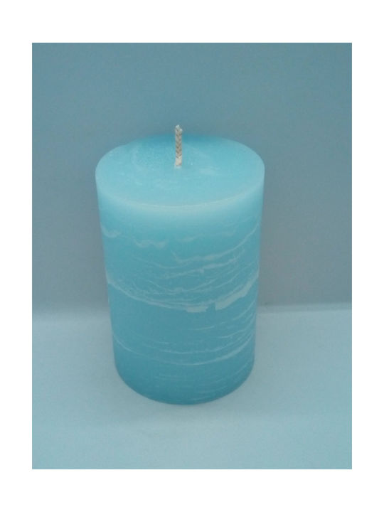 Singular Wax Scented Candle Light Blue 1pcs