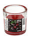Gala Aromatic Candle in Jar with Cherry Scent 9x10cm