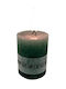 Country Casa Decorative Candle Green 1pcs