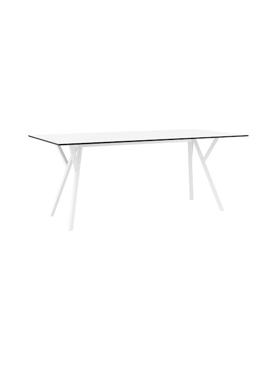 Tisch Stabil Max Weiß 180x90x74cm