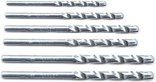 Diager Diamond Drill Carbide with Cylindrical Shank for Metal και Wood 12x150mm