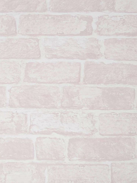 Wallpaper Paper Pink L1000xW53cm Washable