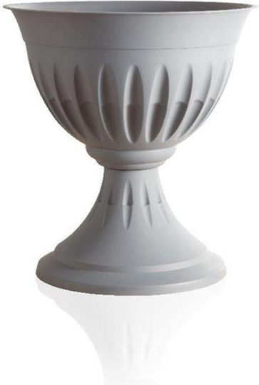Bama Übertopf Kunststoff Gray 33x33x35εκ.