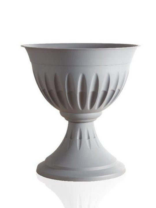 Bama Planter Plastic Gray 43x43x46cm.