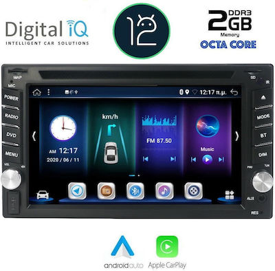 Digital IQ Sistem Audio Auto pentru Nissan Qashqai / Juke / Micra / Navara / Notă 2005-2014 (Bluetooth/USB/WiFi/GPS/Apple-Carplay) cu Ecran Tactil 6.5"