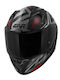 Givi H50.7 Rebel Full Face Helmet ECE 22.06 1490gr Matt Black/Light Blue GIV000KRA205