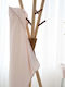 Vesta Home Βρεφική Κάπα-Μπουρνούζι με Κουκούλα Pinky Ροζ 75x75εκ.