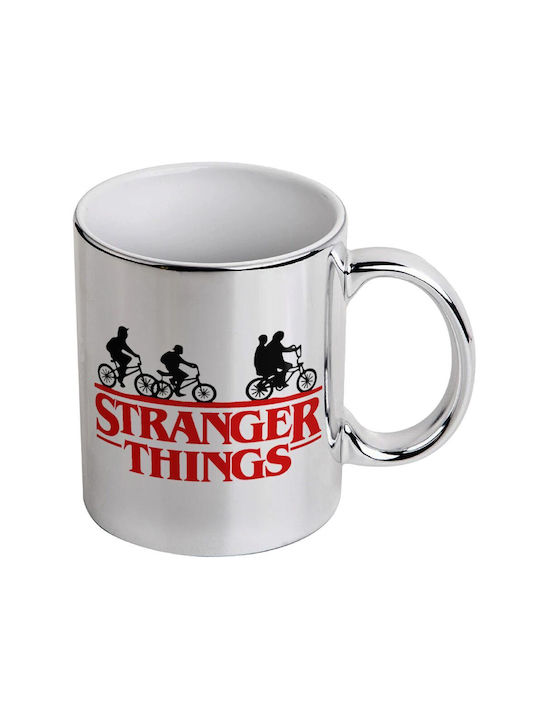 Koupakoupa Mug Ceramic Silver 330ml