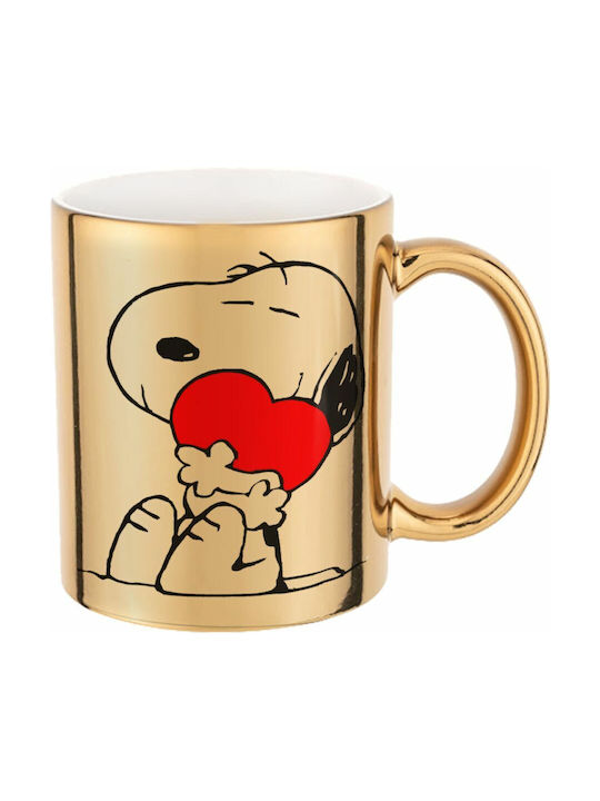 Koupakoupa Becher Keramik Gold 330ml