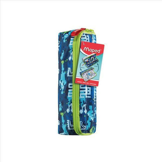 Maped Pencil Case Barrel Blue