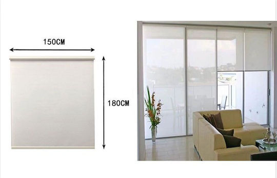 Rulou de Umbrire Semi-Blackout L150xÎ180cm 15299 Alb Rulou de Umbrire Semi-Blackout L150xÎ180cm 15299 Alb
