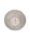 Wall Clock Wooden Gray Ø50cm