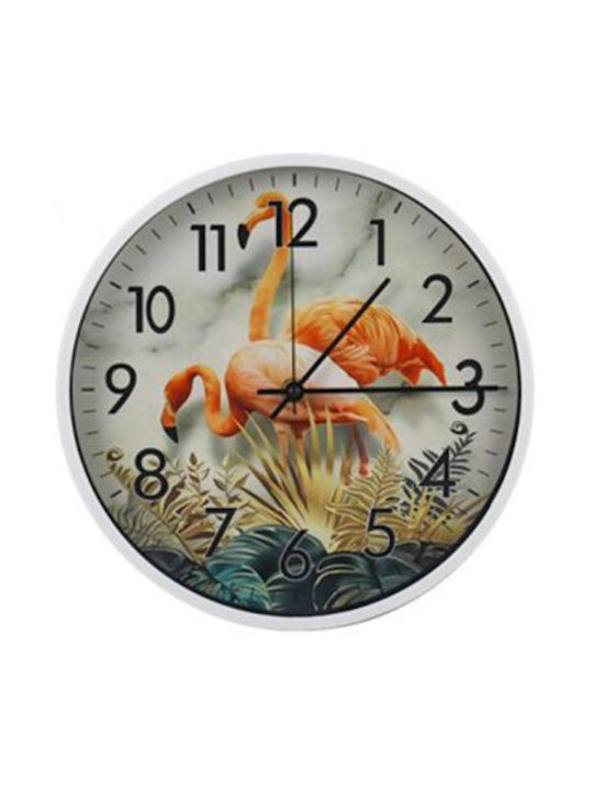 Wall Clock Plastic Multicolour