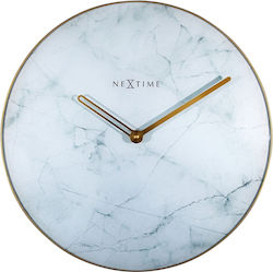 Design Is This Silent Wall Clock Plastic White Ø40cm