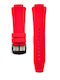 Bobroff Gummi-Armband Rot 15mm