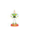 Hanging Nutcracker Ornament Polyresin Multicolour 10cm