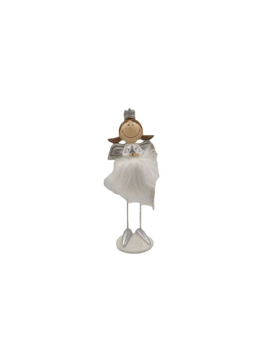 Christmas Angel Ornament White