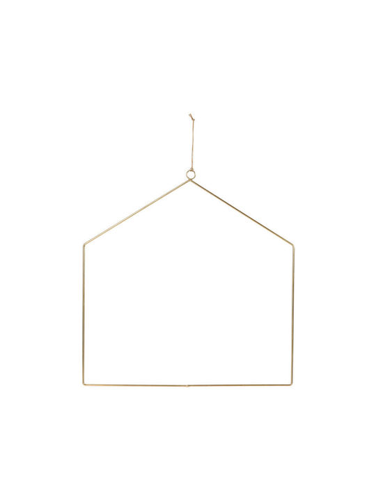 Christmas House Ornament Gold 50cm