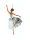 Christmas Ballerina Ornament White