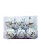 Christmas Ball Ornament White 6pcs