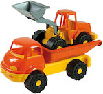 Androni Giocattoli Plastic Beach Truck Set with Accessories Orange
