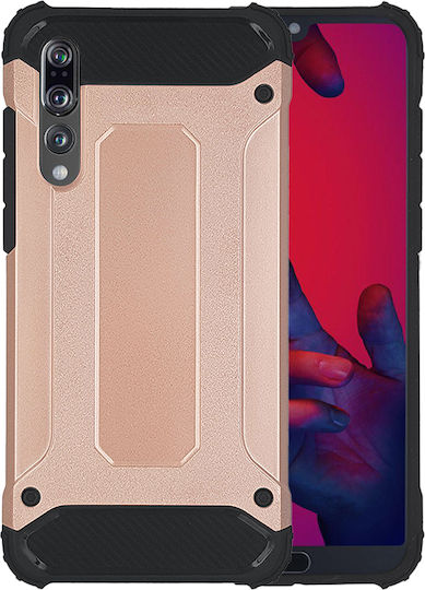 Sonique Heavy Armor Back Cover Silicon / Plastic 2mm Rose Gold (Huawei P20 Pro)
