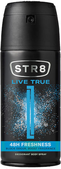 STR8 Live True Αποσμητικό 48h σε Spray 150ml