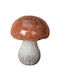 Decorative Mushroom made of Ceramic Material 8x8cm 1pcs
