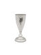 Savvas Design Glass made of Metal in Silver Color